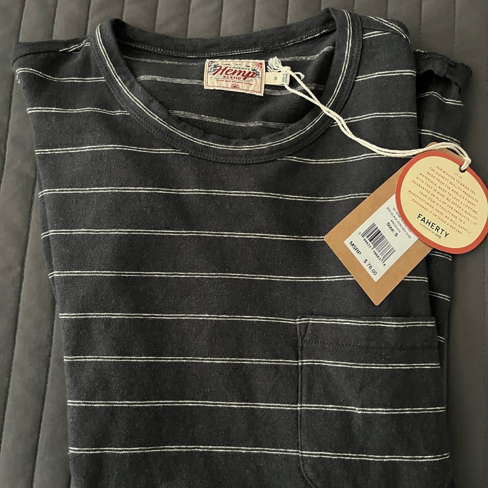 Faherty hemp shirt